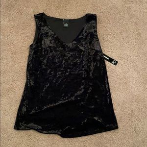 Velvet v-neck blouse! NWT!